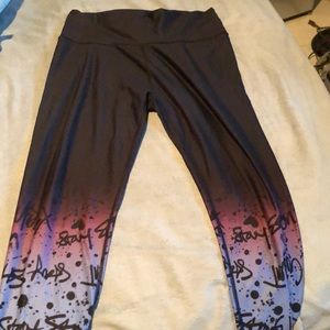 Fabletics ombré demi lovado high waisted leggings!